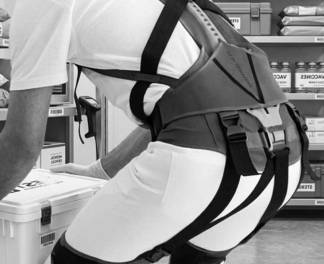 Exoesqueleto para logística sanitaria